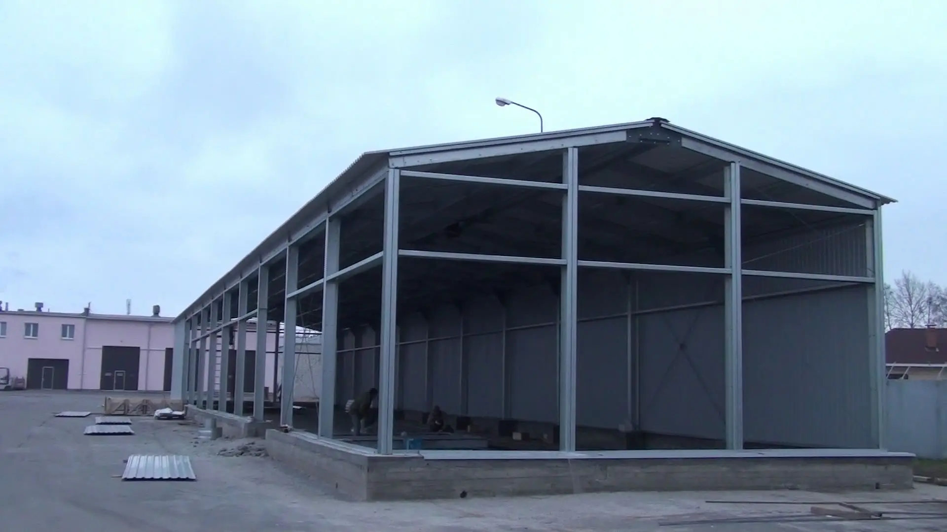 Ангары из металлоконструкций 11