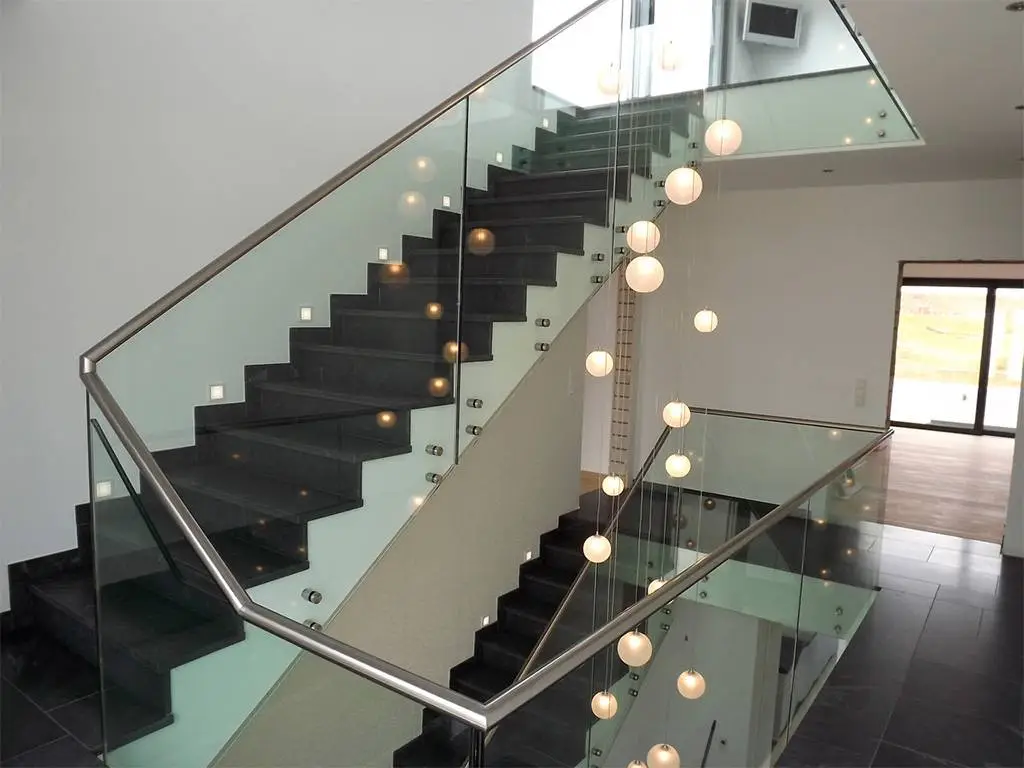 Лестничные ограждения из стекла — 6