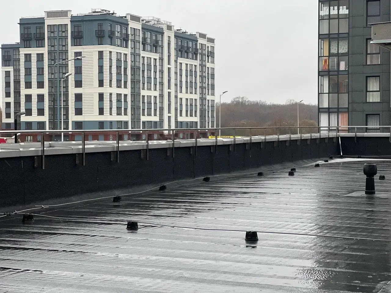 Ограждения кровли из нержавеющей стали